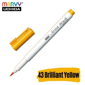Marvy Artist Brush Pen 1100 Firça Uçlu Kalem 43 Brilliant Yellow