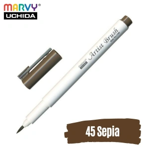 Marvy Artist Brush Pen 1100 Firça Uçlu Kalem 45 Sepia