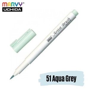 Marvy Artist Brush Pen 1100 Firça Uçlu Kalem 51 Aqua Grey