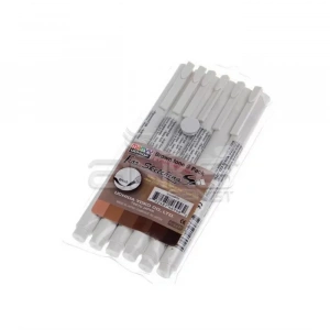 Marvy For Sketching Fırça Uçlu Kalem 6lı Set Kahve Tonlar