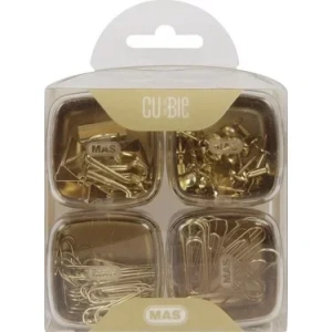 Mas 1331 Cubbie Premium Ataş+kıskaç+harita Çivisi Seti Gold 4lü