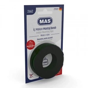 MAS 2662 19 mmX1,5 mt EXTRA GÜÇLÜ İÇ MEKAN MONTAJ BANDI