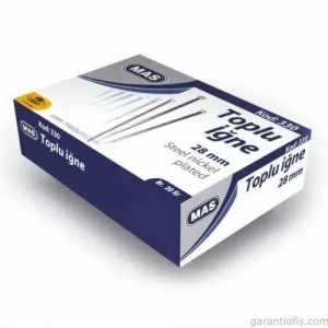 Mas 330 Nikelli Toplu İğne 20gr (28mm)
