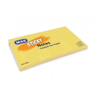Mas 3653 Pastel Sarı 35x51 100 Yp Yapış.not Kağıdı
