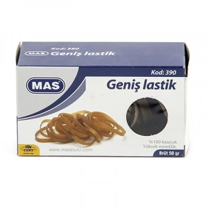 Mas 390 Geniş Ambalaj Lastiği 50gr Kutu
