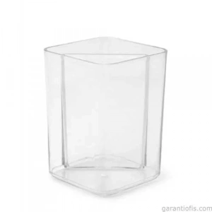 Mas 490 Şeffaf Kubik Kalemlik