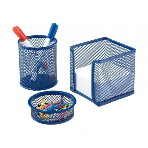 Mas 505 Metal Perfore Masa Seti Mavi 3lü