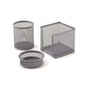 Mas 505 Metal Perfore Masa Seti Silver 3lü