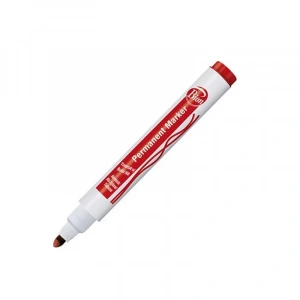 Mas 9175 Bion Permanent Markör Koli Kalemi Yuvarlak Uç Kırmızı