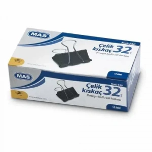 Mas 930 Omega Çelik Kıskaç 32mm (12 li Paket)