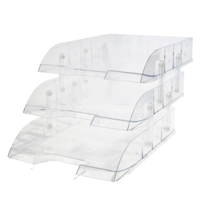 Mas Evrak Rafı Hareketli Plastik 3 LÜ Şeffaf 829