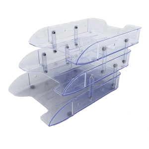 Mas Evrak Rafı Plastik Hareketli 3 LÜ Şeffaf 1803