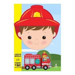 Maskeni Tak İtfaiyeci Boyama Kitabı