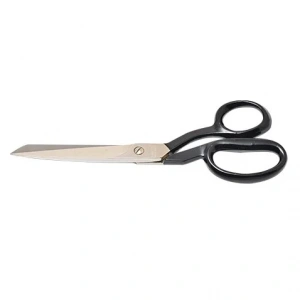 MERZE 4115-9 inç Siyah Saplı Ekstra Kaliteli Yatık Regula Makası (22,5 cm)