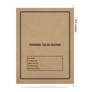 Metal Askılı Personel Özlük Dosyası 4 Yapraklı 1 Adet