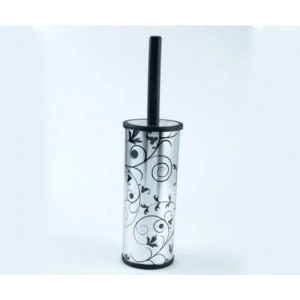 Metalik Klozet Fırça Takımı Yuvarlak ( 1 Adet )