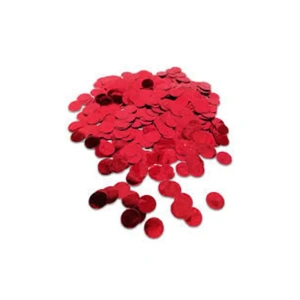 Metalik konfeti Kırmızı 20 Gr