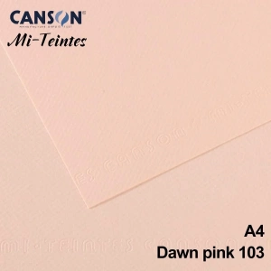 Mi-Teintes 160gr A4 103 Pink 3lü
