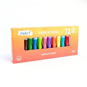 miArt Akrilik Boya Seti 12x15ml Tüp