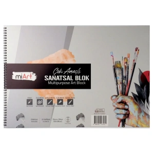 miArt Çok Amaçlı Sanatsal Blok 35x50cm 200gr 15yp