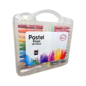 Miart Pastel Boya 24+2 Renk Çantalı