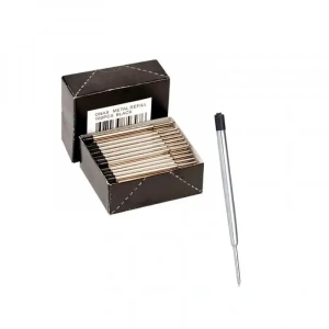 Mikro Parker Tipi Siyah Kalem Yedeği Metal Ahp-98a