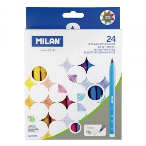 Mılan 80159 Fıne Keçeli Kalem (2mm Uç) - 24lü