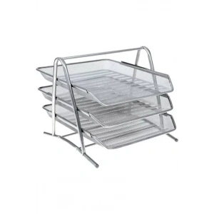 MİMAKS MRF-3 METAL PERFORE EVRAK RAFI GRİ 3LÜ