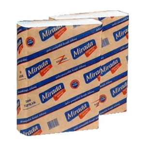Mirada Confort Z Katlama Kağıt Havlu(19gr-m2) 21cm X 21cm 1 Koli (12 Paket)