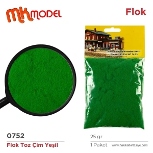 MK Model Flok Toz Çim 25gr 0752 Yeşil