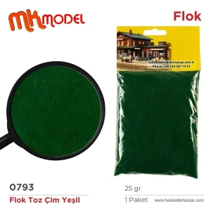 MK Model Flok Toz Çim 25gr 0793 Yeşil
