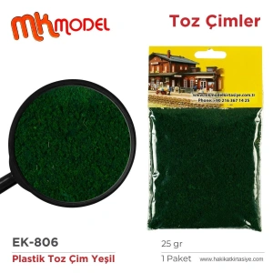 MK Model Plastik Toz Çim 25gr EK806 Yeşil