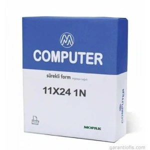 Mopak Sürekli Form Bilgisayar Kağıdı 1 Nüsha 70gr 11x24 (2000 Li)