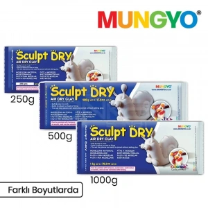 Mungyo Air Sculpt Dry Seramik Hamuru Beyaz