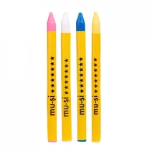 MUŞİ Buhar ile Uçan Çizgi kalemi Renkli (4 Adet)