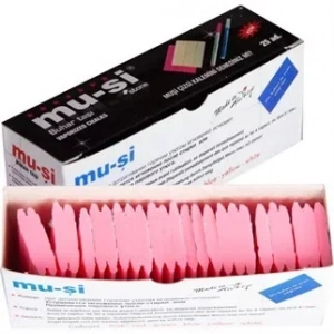 Muşi Çizgi Taşı Pembe Renk 25 Adet