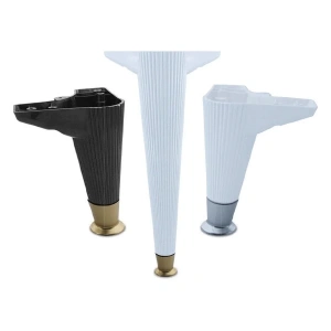 Nefes Ayak Beyaz Krom 12 Cm