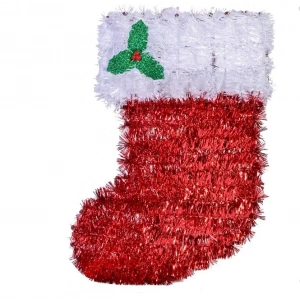 Noel Çorabı  Asılabilir Dekor Süs 30 Cm