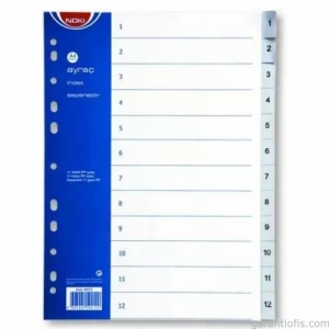 NOKİ 1-12 Rakamlı PP Seperatör (Ayraç)