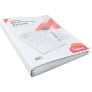 Noki 64120-n Cepli Sunum Dosyası A4 Beyaz 20li