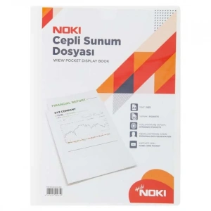 Noki 64160-n Cepli Sunum Dosyası A4 Beyaz 60lı