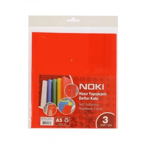 Noki A4 Hazır Defter Kabı Kırmızı 10 Lu 60164-10