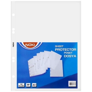 Noki Delikli A5 Poşet Dosya 100lü
