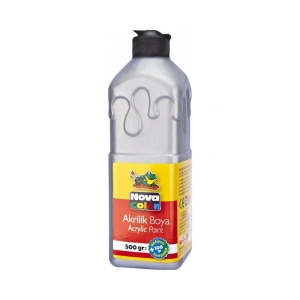 Nova Color Akrilik Boya 500gr 671 Gümüş