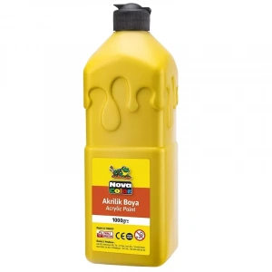 NOVA COLOR AKRİLİK BOYA SARI 1 KG. NC-221
