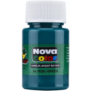 NOVA COLOR AKRİLİK BOYA YEŞİL ŞİŞE NC-172