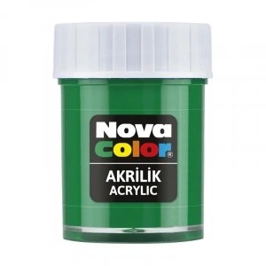 NOVA COLOR AKRİLİK BOYA YEŞİL ŞİŞE NC-172