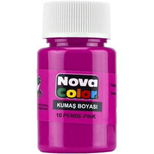 NOVA COLOR KUMAŞ BOYASI PEMBE NC-168
