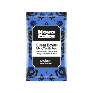 Nova Color Kumaş Boyası Toz 12gr Lacivert