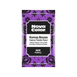 Nova Color Kumaş Boyası Toz 12gr Mor